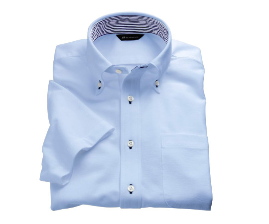 住商モンブラン ニットシャツ 兼用 半袖 サックス SSS ZK2712-4CB 1枚（ご注文単位1枚）【直送品】