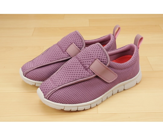 マリアンヌ製靴 ストレッチニットシューズ パープル LL（25.0~25.5cm） W760 1足（ご注文単位1足）【直送品】