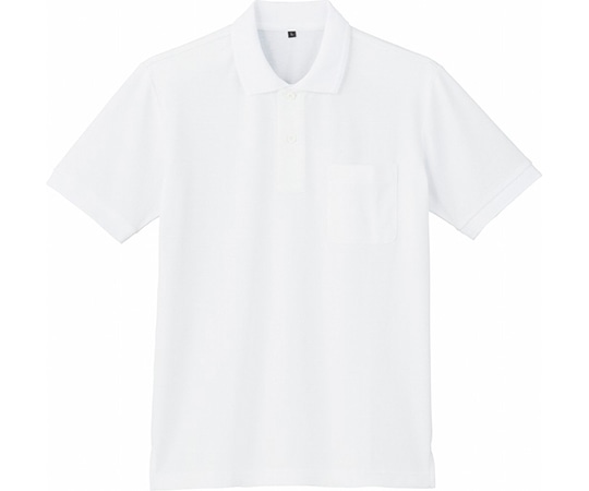 WHISEL（自重堂） 半袖ポロシャツ ホワイト SS 85874 1枚（ご注文単位1枚）【直送品】