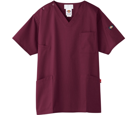 フォーク スクラブ D.ボルドー L 7033SC-16 1枚（ご注文単位1枚）【直送品】