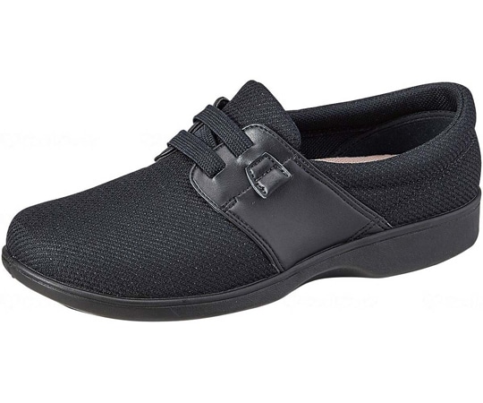 ムーンスター らくらくL018 ブラック 24.5cm L018 1足（ご注文単位1足）【直送品】