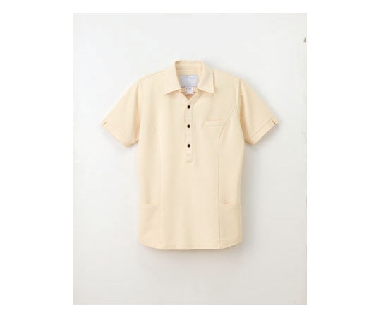 ナガイレーベン ニットシャツ クリーム L NX5252 1枚(ご注文単位1枚)【直送品】