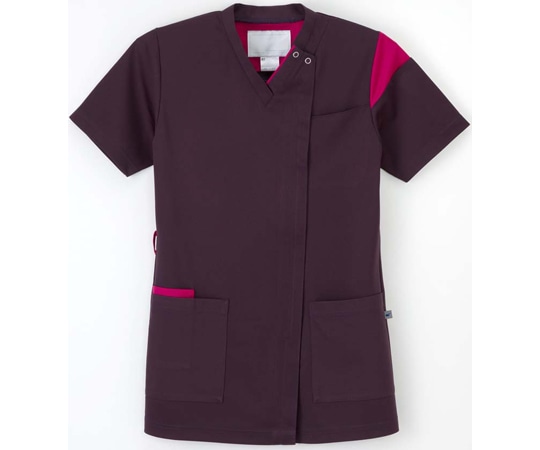 ナガイレーベン 男女兼用スクラブ パープル L RF-5472 1枚（ご注文単位1枚）【直送品】