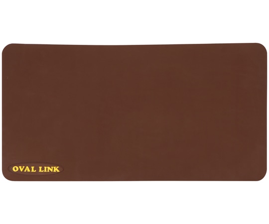 弘進ゴム オーバルリンク 浴室用マット ブラウン 10枚入 マットタイプ L  1箱（ご注文単位1箱）【直送品】