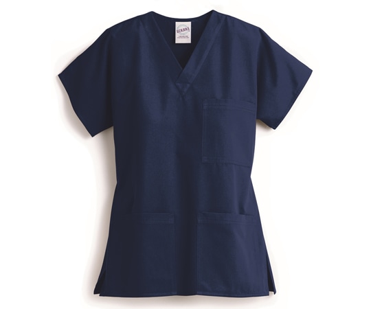 スクラブス スクラブス UNISEX 3ポケット トップ トゥルーネイビー L Z1004 1枚（ご注文単位1枚）【直送品】