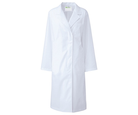 KAZEN レディス診察衣S型 長袖 白 S 120-30 S 1枚（ご注文単位1枚）【直送品】