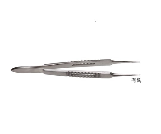 日本フリッツメディコ 形成スーパーデリケートピンセット 11.5cm PH付 有鈎 EF-2104 1本（ご注文単位1本）【直送品】
