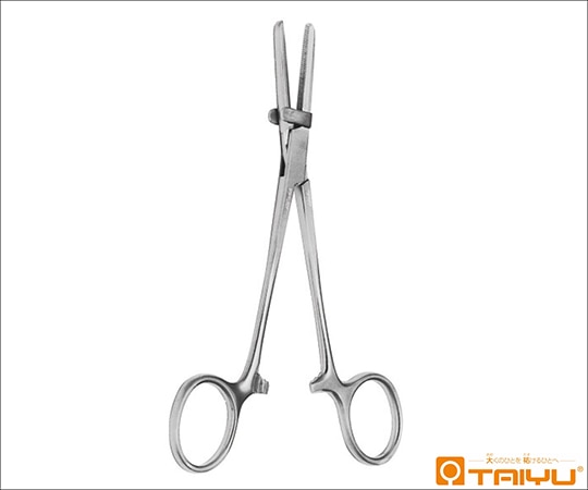 TAIYU（大祐医科工業） USチューブ鉗子 U付 綾筋 BOX 全長18cm TY-471L 1本（ご注文単位1本）【直送品】