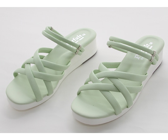 キクスイーサンダル マルチストラップ2WAYサンダル ミント M（22.5~23.0cm） 17014 1足（ご注文単位1足）【直送品】