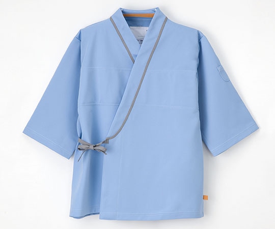 ナガイレーベン 検診衣じんべい型 ブルー LL FK1461 1枚(ご注文単位1枚)【直送品】