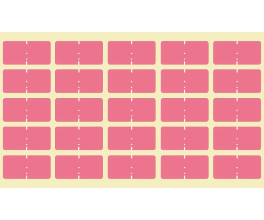 日本ホップス カラーラベル 桃 10シート CL-S02 1袋（ご注文単位1袋）【直送品】