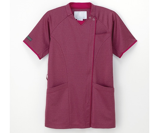 ナガイレーベン ニットシャツ バーガンディ L JM-3127 1枚（ご注文単位1枚）【直送品】