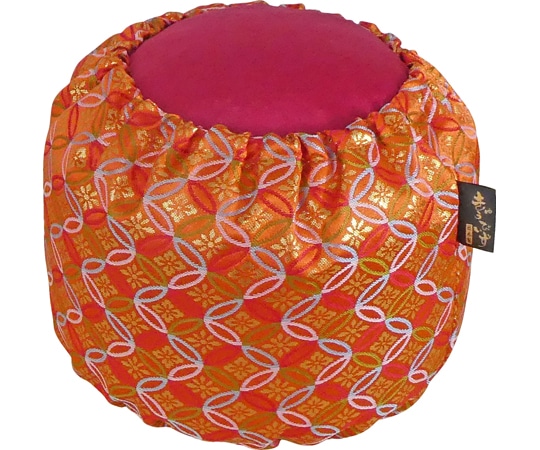 龍野コルク工業 わざまるくん(正座用クッション)西陣織カバー 赤 1個(ご注文単位1個)【直送品】