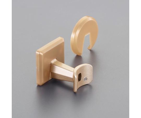 アズワン φ35mm 手すり用直受ブラケット（ゴールド） EA951EL-260 1個（ご注文単位1個）【直送品】