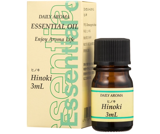 デイリーアロマジャパン エッセンシャルオイル ミニ ヒノキ 3mL 13647 1個(ご注文単位1個)【直送品】