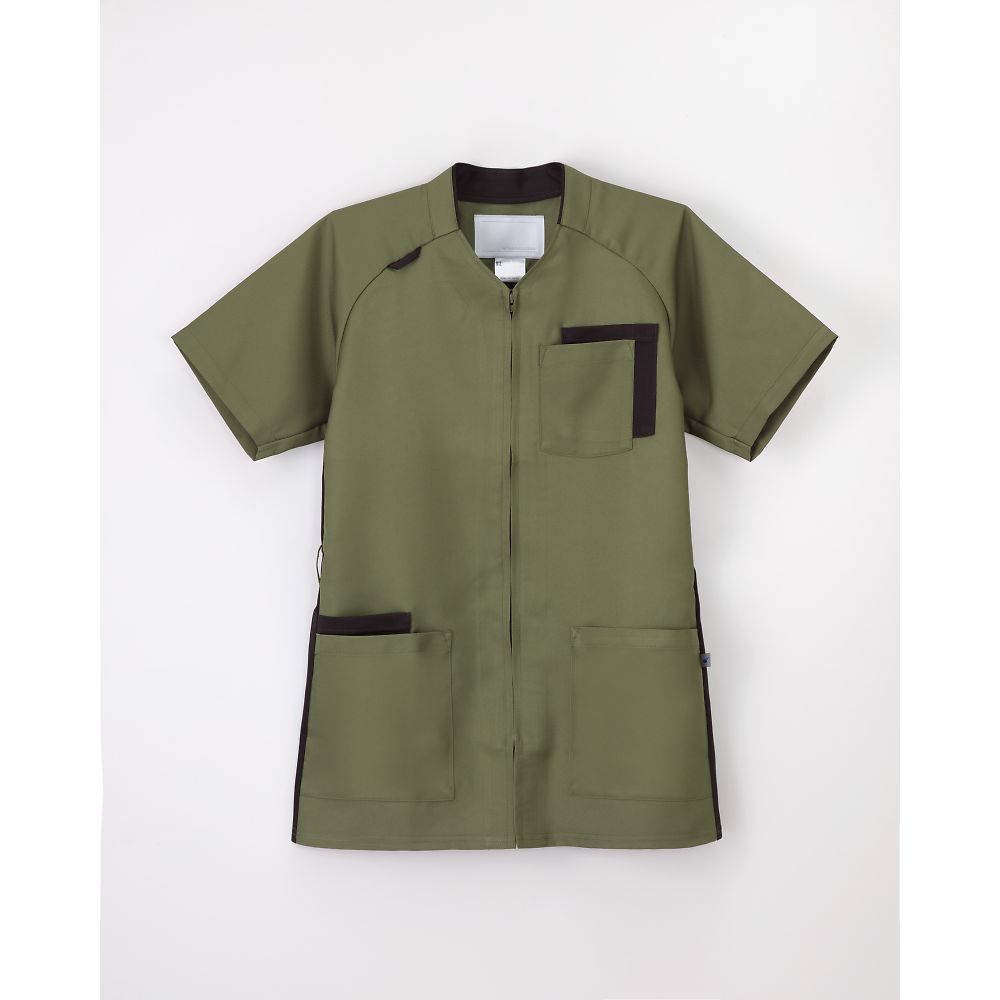 ナガイレーベン 男女兼用スクラブ オリーブ BL RT-5422 1枚(ご注文単位1枚)【直送品】