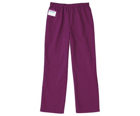 KAZEN 手術スラックス（男女兼用） プラム 3L 155-95 3L 1枚（ご注文単位1枚）【直送品】