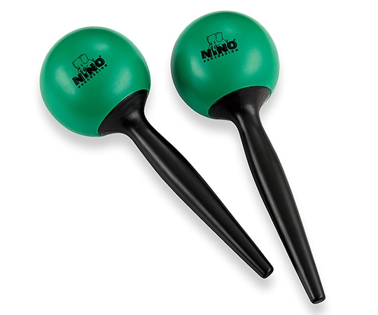 SUZUKI プラスチックマラカス（大） 緑 NINO582GR 1組（ご注文単位1組）【直送品】