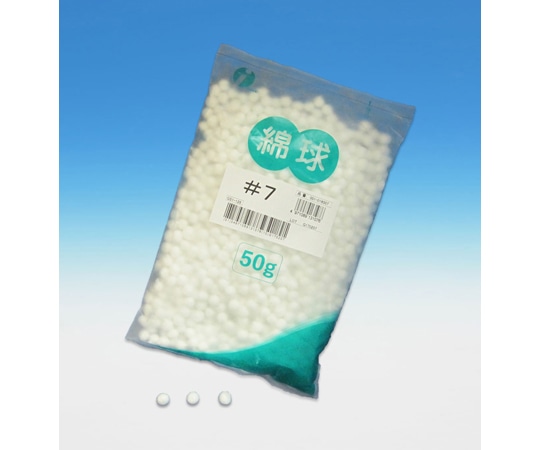 イワツキ 綿球 #7 50g 001-016007 1パック（ご注文単位1パック）【直送品】