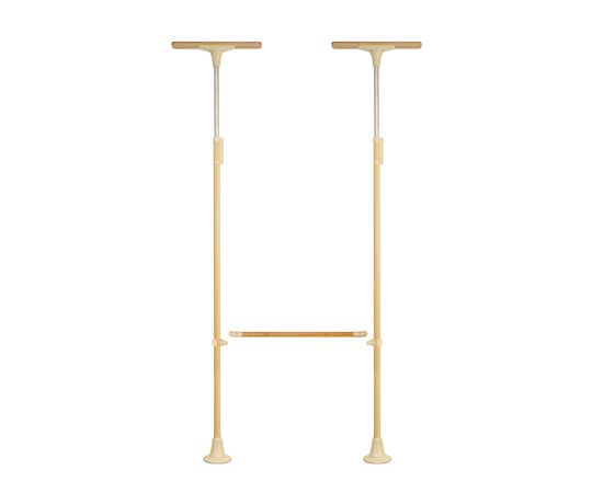 DIPPERホクメイ ベスポジBPZ Tベース ロング H型 木手すり 取り外し900 セット BPZ-H2300-71 1個（ご注文単位1個）【直送品】