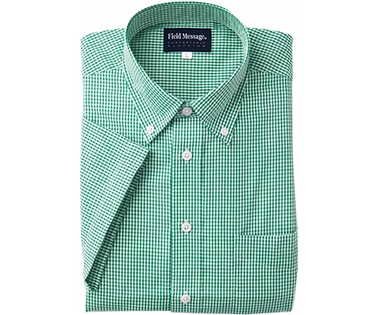 WHISEL（自重堂） 半袖シャツ グリーン M 43614 1枚（ご注文単位1枚）【直送品】