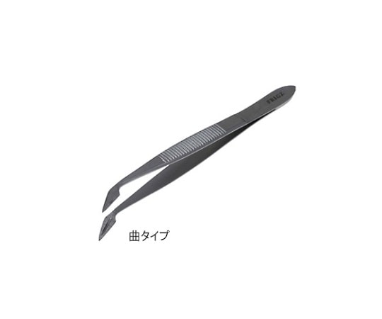 日本フリッツメディコ ハンター ピンセット 10.5cm 曲 A049-0763 1本（ご注文単位1本）【直送品】