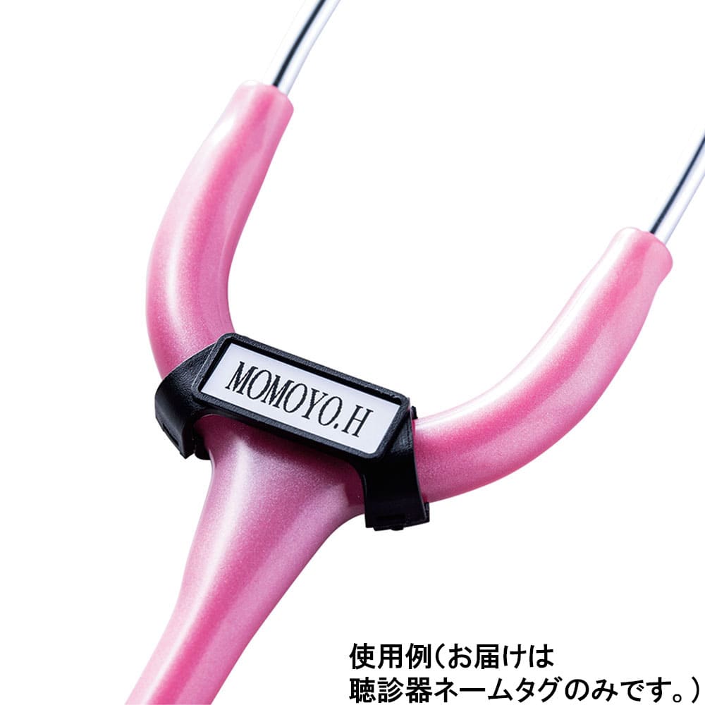 ケンツメディコ 聴診器ネームタグ ST-2 1個入 ブラック 1095D401 1袋（ご注文単位1袋）【直送品】