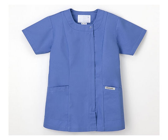 ナガイレーベン 女子チュニック ブルー L NR8657 1枚（ご注文単位1枚）【直送品】