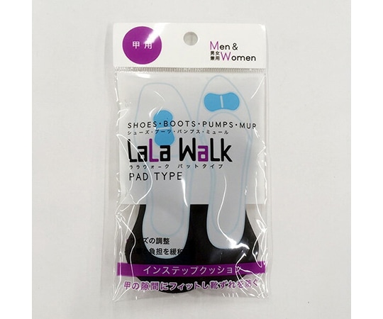 TOKYO ロイヤルリビング K.K ララウォーク パットタイプ インステップクッション 甲用 男女兼用 2個入  1個（ご注文単位1個）【直送品】