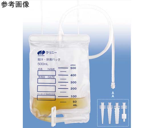 クリエートメディック 胆汁・排液バッグ 1000mL 10枚入 8000011424 1箱（ご注文単位1箱）【直送品】