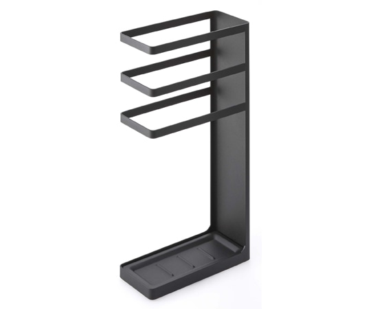 山崎実業 傘立て レイヤー スリム ブラック 7933 1個(ご注文単位1個)【直送品】