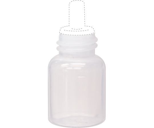 金鵄製作所 白短型 本体丈 5mL 【キンシ製プロ点眼用】<フタ等は付属しません> 100個入 D001U-00000 1袋（ご注文単位1袋）【直送品】