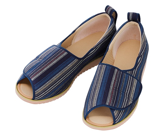 徳武産業 オープン和（なごみ）3E 片足 右のみ 青 5L 1026 1個（ご注文単位1個）【直送品】