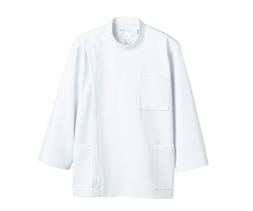 住商モンブラン ケーシー メンズ 8分袖 白 52-811 L 1枚（ご注文単位1枚）【直送品】