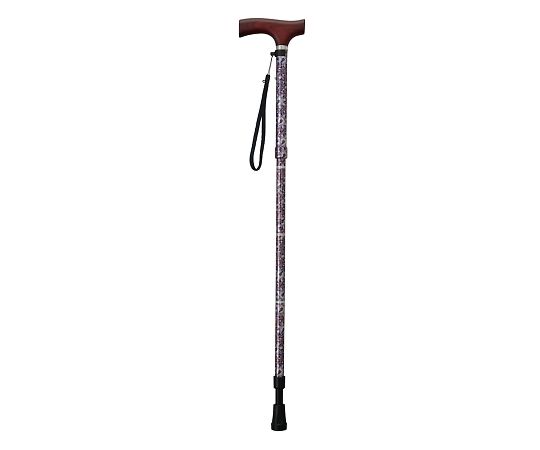 幸和製作所 テイコブ折りたたみ式伸縮クッションステッキ コバナパープル EOS11 1個（ご注文単位1個）【直送品】