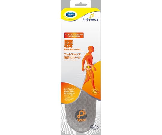 Scholl's Wellness Company ドクターショール インバランス フットストレス吸収インソール 腰 M-Lサイズ  1足（ご注文単位1足）【直送品】