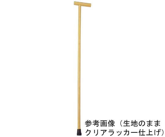 日進医療器 木製T字杖 固定式 茶色ニス仕上げ TY120LB 1本（ご注文単位1本）【直送品】