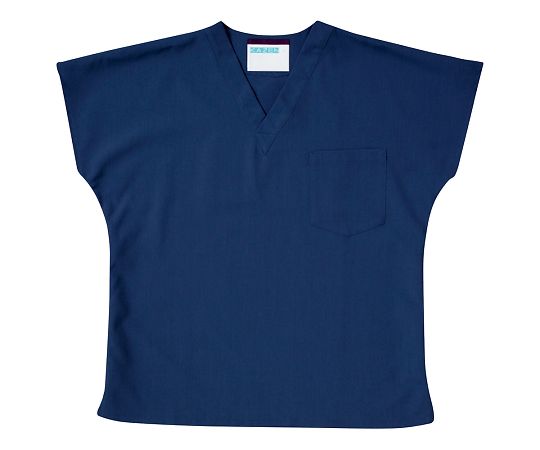 サンアロー 手術衣(男女兼用スクラブ) ネイビー 3L 136-98 3L 1枚(ご注文単位1枚)【直送品】