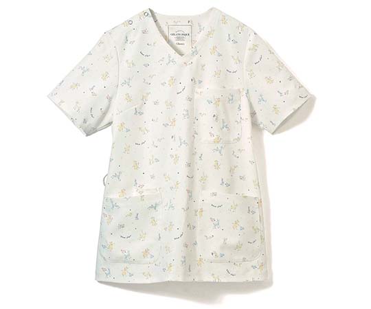 Classico（クラシコ） プリントスクラブ 白地×アニマル柄 LL 6071P1LL000000 1着（ご注文単位1着）【直送品】