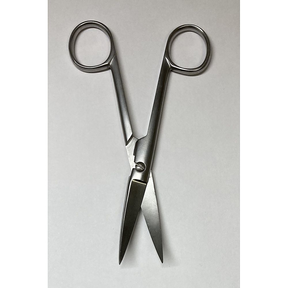 ルマン 外科剪刀 両鋭 反 ハズシ 14.5cm 左利き用  1本（ご注文単位1本）【直送品】