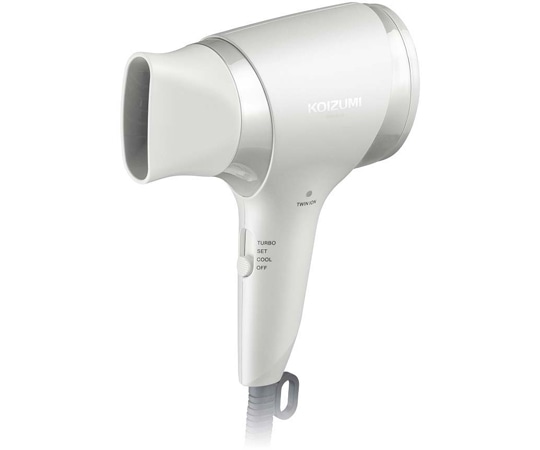 コイズミ マイナスイオンヘアドライヤー ホワイト KHD9740W 1台（ご注文単位1台）【直送品】