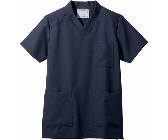 住商モンブラン スクラブ 兼用 半袖 Mネイビー L MS242-92 L 1枚（ご注文単位1枚）【直送品】