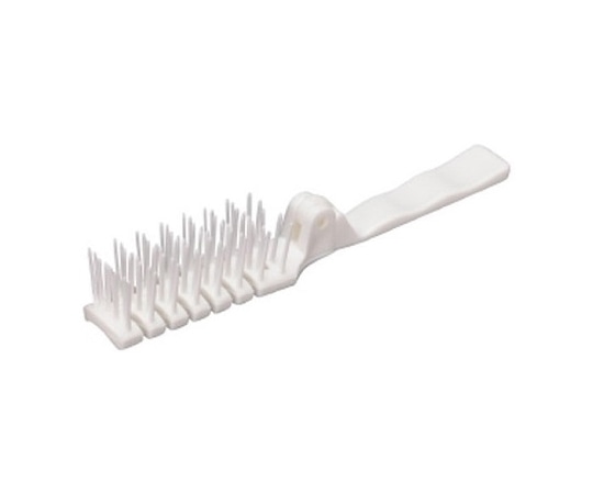 三和 折りたたみブラシ ホワイト(OP袋入) 60個入 SF-1 1箱(ご注文単位1箱)【直送品】