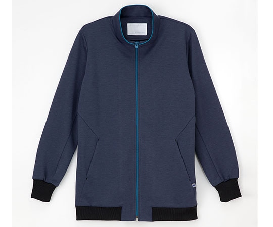 ナガイレーベン ジップアップブルゾン ネイビー+ターコイズ S TJ-2000 1枚(ご注文単位1枚)【直送品】