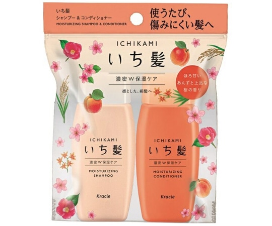 クラシエホームプロダクツ販売 いち髪 濃密W保湿ケア シャンプー&コンディショナー ミニセット  1個（ご注文単位1個）【直送品】