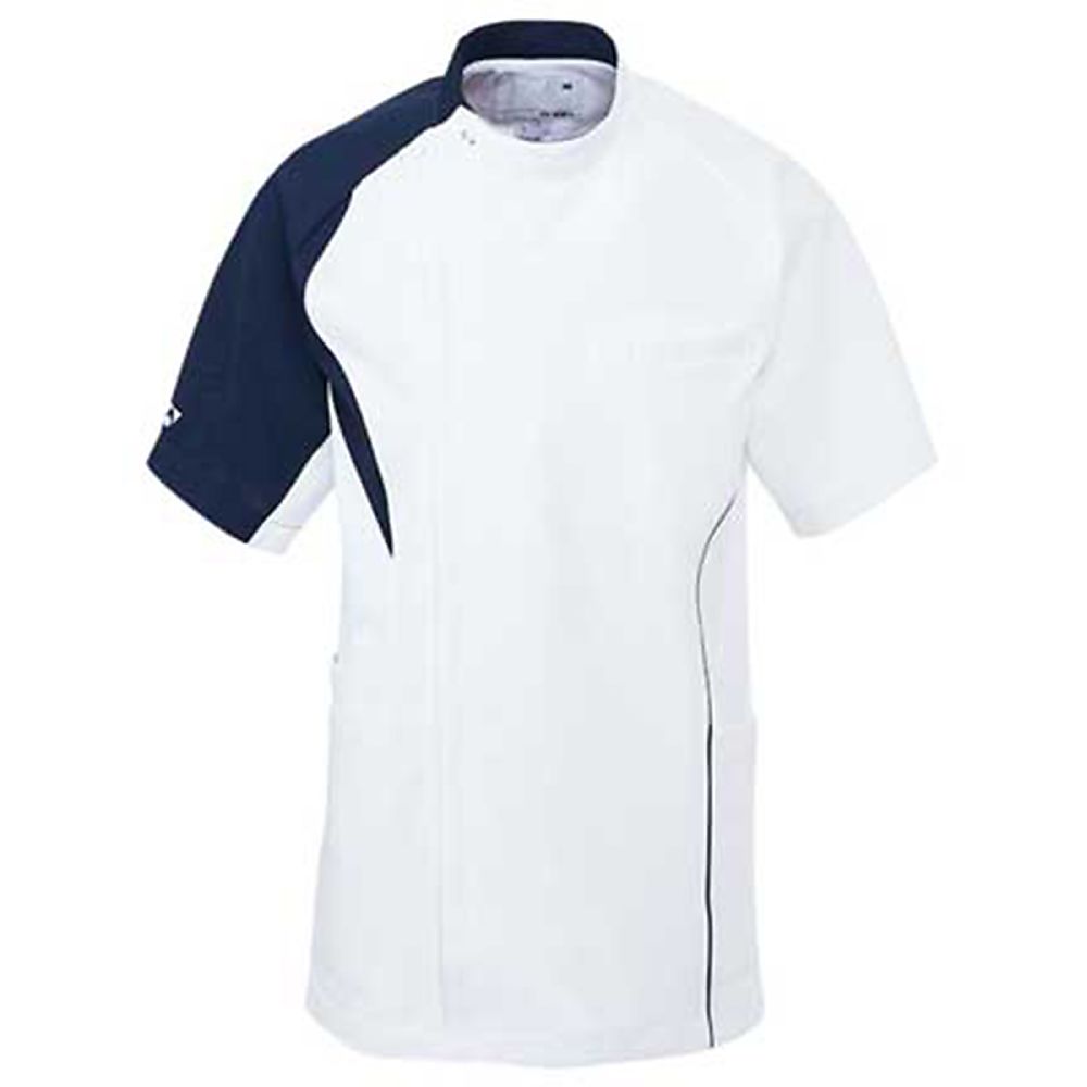 YONEX(トンボ) メンズジャケット ホワイト BL(身丈77cm) CY854-01 BL 1枚(ご注文単位1枚)【直送品】