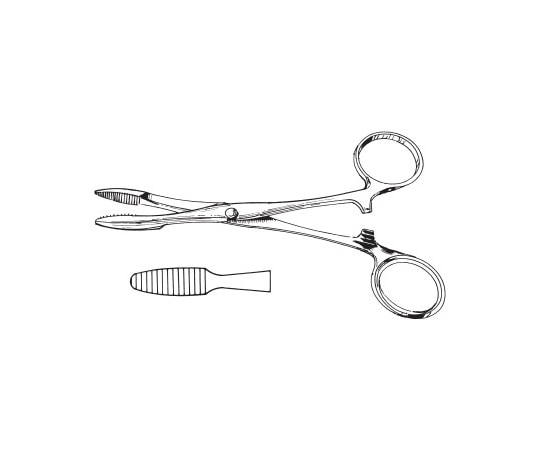 NAPOX 麦粒止血鉗子 130mm C-5 1個（ご注文単位1個）【直送品】