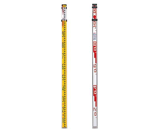 アズワン アルミスタッフ 3m×3段 388-56 1個（ご注文単位1個）【直送品】