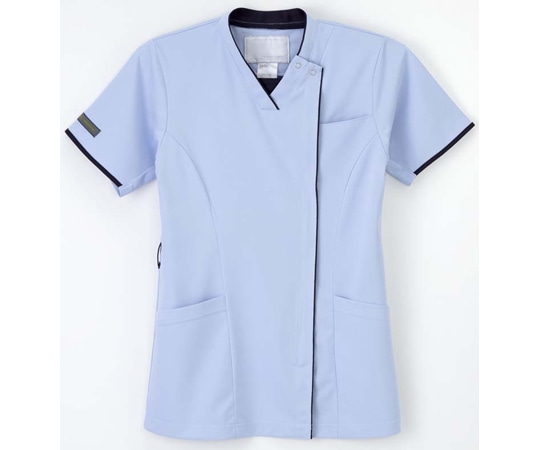 ナガイレーベン 男女兼用ニットシャツ ブルー BL CX-3157 1枚(ご注文単位1枚)【直送品】