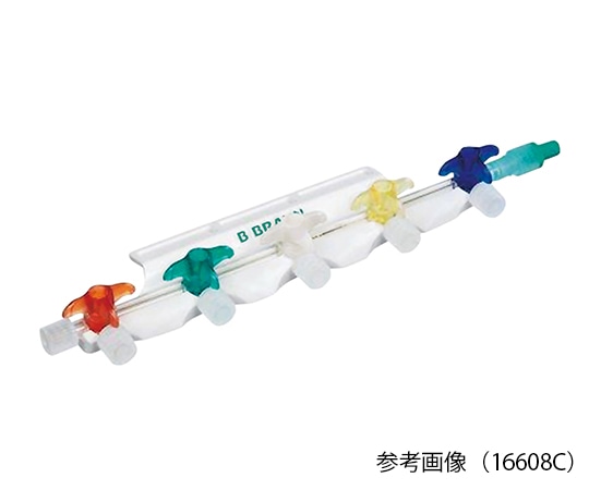 ニプロ ディスコフィックスCマニホールド 板付きタイプ 5連(赤・緑・白・黄・青) 1箱(40個入) 17522 1箱(ご注文単位1箱)【直送品】